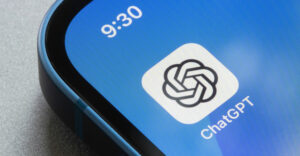 ChatGPT iOS app on iPhone